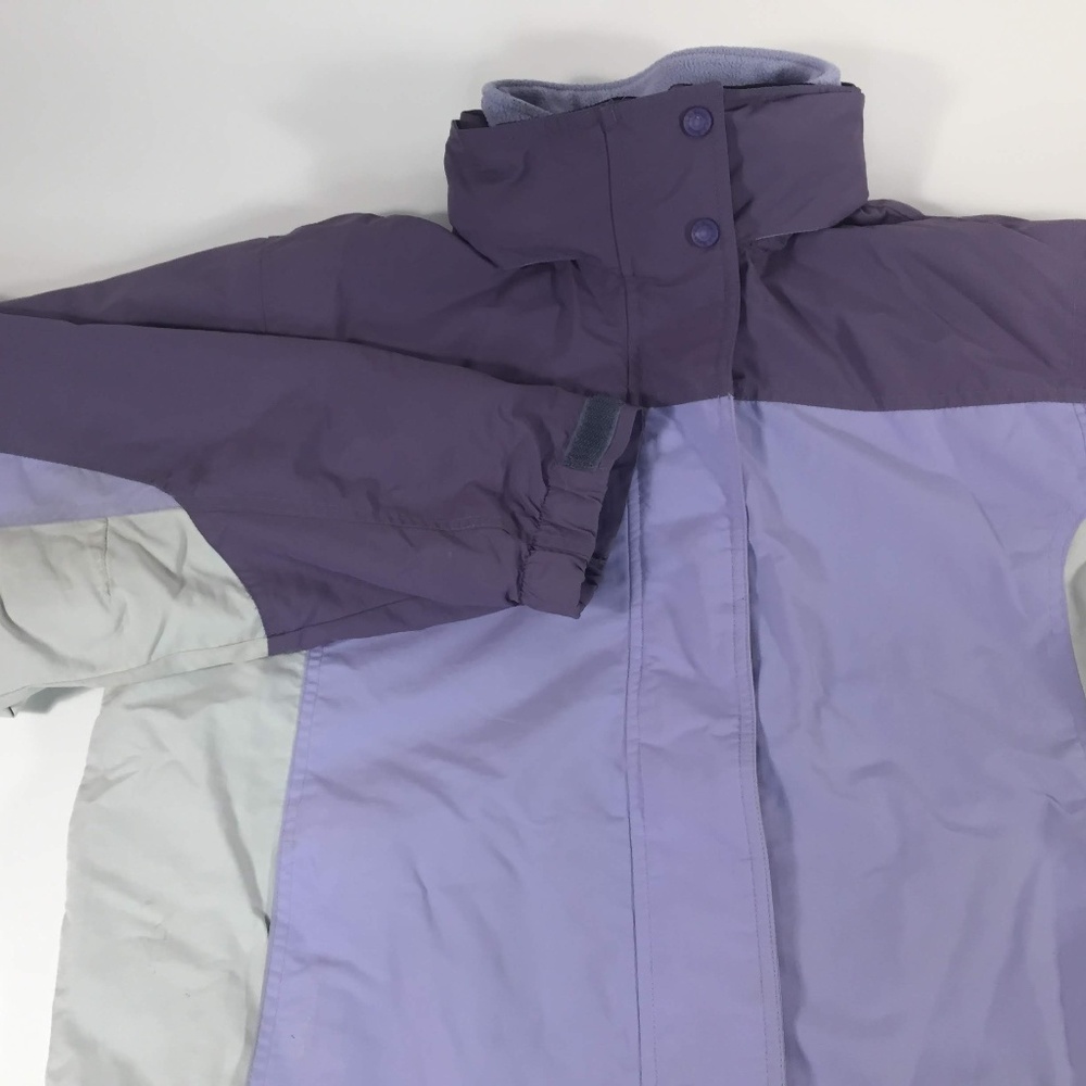 LL Bean Women's Purple 3 in 1 Fleece Linked Jacket